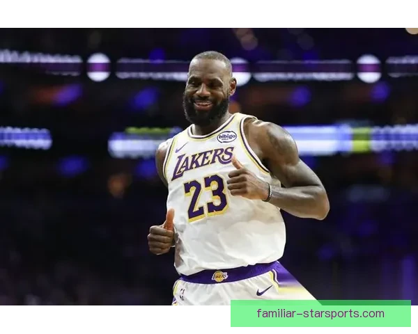 詹姆斯关键时刻再显王者风采湖人险胜勇士